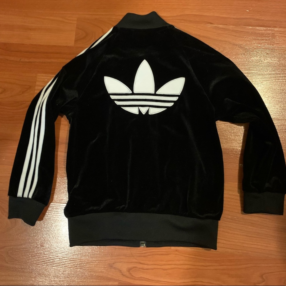 Adidas Velour Tracksuit Toddler